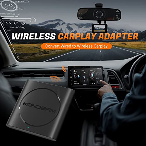 Apple Carplay Wireless Adapter for iPhone, 2022 Wireless CarPlay Dongle