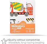 Bloomsbury Mill Cot Bed Duvet Cover Set 120x150 Construction Diggers view 5