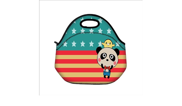 Térmica infantil de oso panda bolsa de neopreno suave ...