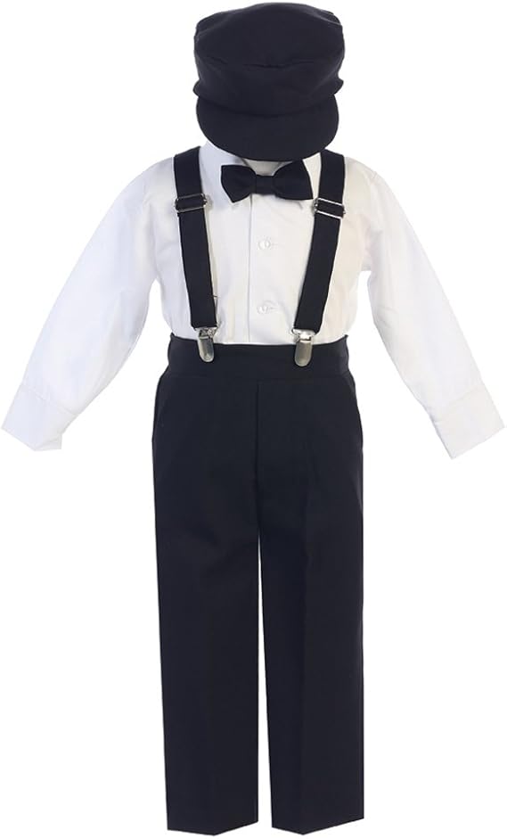 boys pants with suspenders
