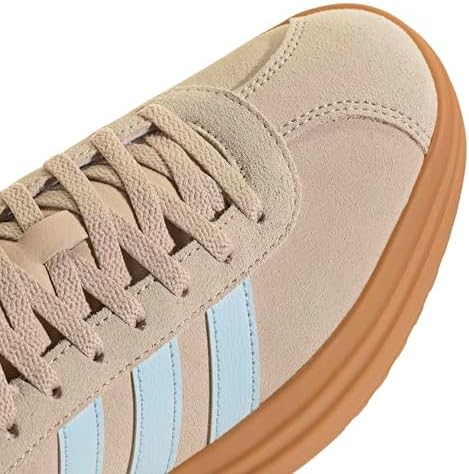 Mujer VL Court Bold Shoes, Wonder Beige/Ice Blue/Gold Met., 40 2/3 EU