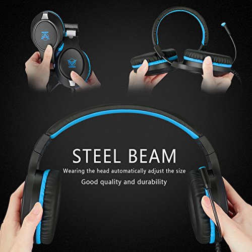 Xbox One Headset,Rodicoco PS4 Gaming Headset Bass Surrounding Stereo