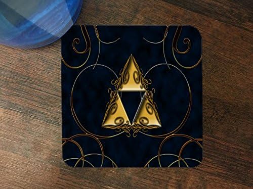 Triforce Silicone Drink Beverage Coaster 4 Pack by Demon Decal