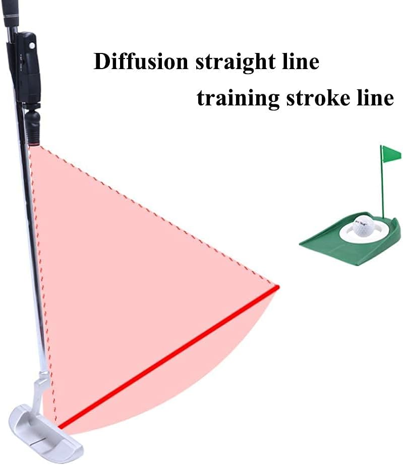 Golf Putter Laser Sight Pointer - Portable Putter Training Aim Corrector Improve Line Aids Tools and Trainer Practice Accessories : Sports & Outdoors