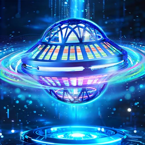 Lovchil Flying Orb Ball Toys 2025, 360° Hover Ball, Magic Flying Balls, Flying Spinner Mini Drone, With LED Easy Control Boomerang Balls, UFO Smart Sensor Toys Gift for 6 7 8 9 10+ Old Boys Girls