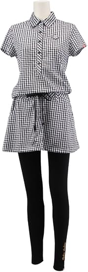 Amazon Co Jp フィラ ゴルフ Fila Golf レディース ワンピース Bk ブラック M 服 ファッション小物