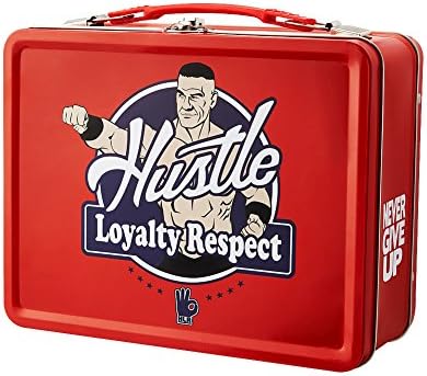 John Cena Never Give Up WWE Red Lunch Box