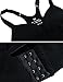 Ekouaer Womens Seamless Wirefree Medium Impact Support Push Up Sports Bra(32A-40B)