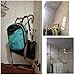 Sumnacon Wall Mounted Clothes Hanger Rack, Stainless Steel Garment Hooks Swing Arm Holder, Space Saver Coat Robe Storage Organizer Laundry Room Bedrooms, Clothing Drying Rack 5 Hooks