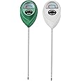 Censinda Soil Moisture Meter, 2 Pack Soil Moisture Monitor for House Plants, Soil Hygrometer Moisture Sensor for Indoor & Outdoor, Garden, Farm, Lawn Plant Care, No Battery Needed(Green + White)
