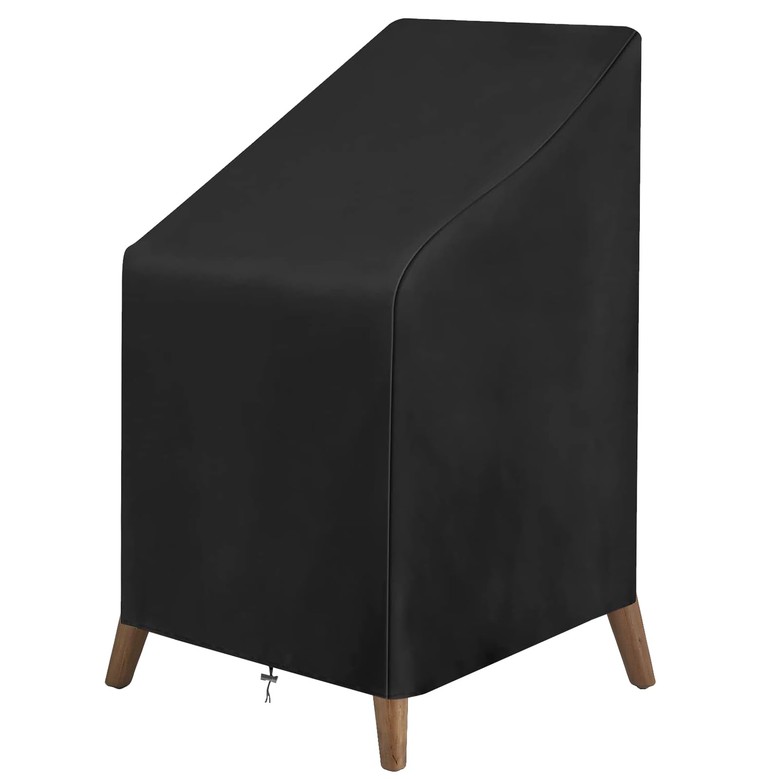 BlueEour Waterproof Garden Chair Covers 420D Oxford, Outdoor Stacking Chair Covers with UV Protection, Windproof Buckle & Storage Bag – Patio Furniture Seat Covers 68×68×120cm