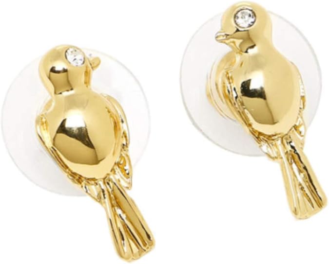 Kate Spade Love Birds Caged Birds Stud Earrings Jewelry