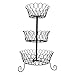 Evelots 3 Tier Fruit/Veggie Basket-Kitchen Counter Top-Sturdy Metal-3 Baskets