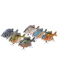 Bassdash SwimPanfish   Señuelo de pesca para pesca de peces de mar y de mar de aleta (3,5", 0,85 oz)