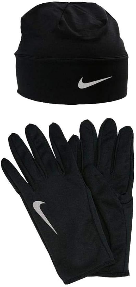 NIKE Run Dry Hat and Gloves Set Clothing