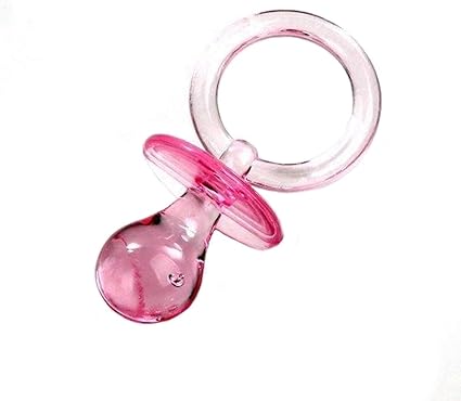 plastic pacifiers for baby shower