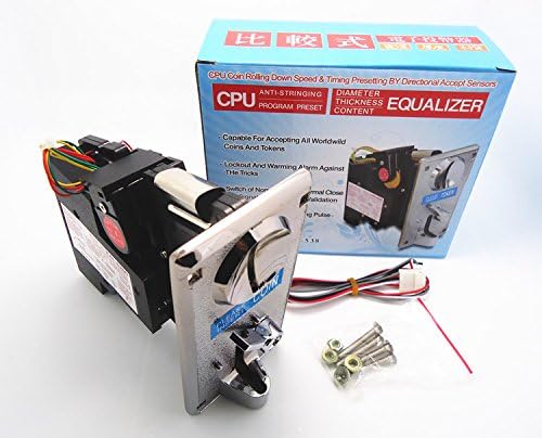 Juyao Zinc Alloy Front Plate Kai 638 Advanced CPU Coin Selector Acceptor, Suitable for Coins and Tokens