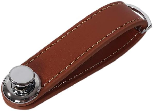 Leather Key Case Organiser-Very Light Easily Placed in Your Pocket Compact Key Holder, Holds7-10 Keys Suitable for Car, Home Most Keys