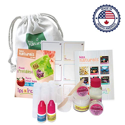 Kiss Naturals Lip Balm Making Kit STEM DIY Lip Balm Kit for Kids