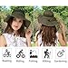 EasyOh Fishing Hat Outdoor UPF 50+ Waterproof Boonie Hat Summer UV Protection Sun Caps for Men/Women-Grey