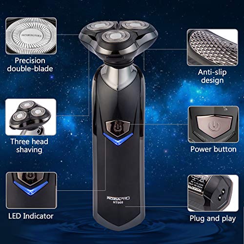 Electric Razor for Men 5 in 1 Electric Shaver Cordless Hair clippers Beard Trimmer Nose Hair Trimmer Waterproof USB Rechargeable