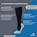 CompressionZ 20-30 mmHg Knee High Compression Socks, Black, XL