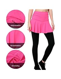 Leggings ajustados con falda de gimnasia para dama, 4 formas de moldear la cadera, pantalones de yoga