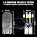 Audew 10 pcs 194 LED Bulb 6000K Super Bright T10 194 168 W5W LED Light Bulb for Dome/Map/Parking/Marker/License Plate Light,Canbus Error Free,White