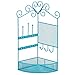 3C4G Corner Storage & Jewelry Holder - Blue