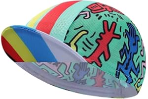 Bikingbros Funny Cycling Cap - Polyester Cartoon Cycling Hat-Under Helmet - Cycling Helmet Liner Breathable&Sweat Uptake