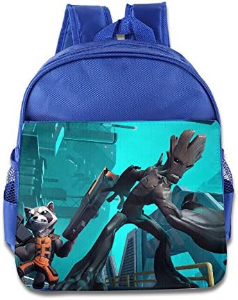 Fictional Superhero Groot Little Kids School Backpack Bag RoyalBlue