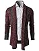 H2H Mens Fashion Slim Fit Open Front Long Sleeve Shawl Collar Pullover Cardigan