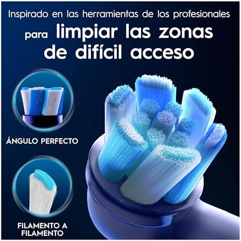 Cabeças de substituição originais iO Ultimate Clean da série Oral-B, pacote de 10 recargas brancas para escovas de dentes elétricas Oral-B iO, remoção profunda de placa bacteriana