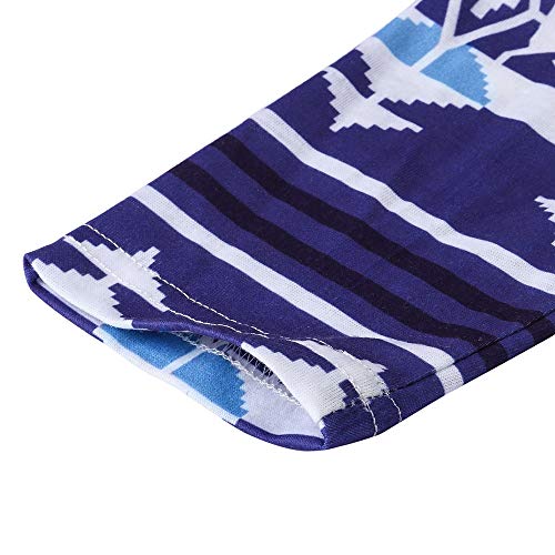 Women's Patchwork Top Duseedik Aztec Long Sleeve Cowl Neck Geometric Ethnic Printing Blouse