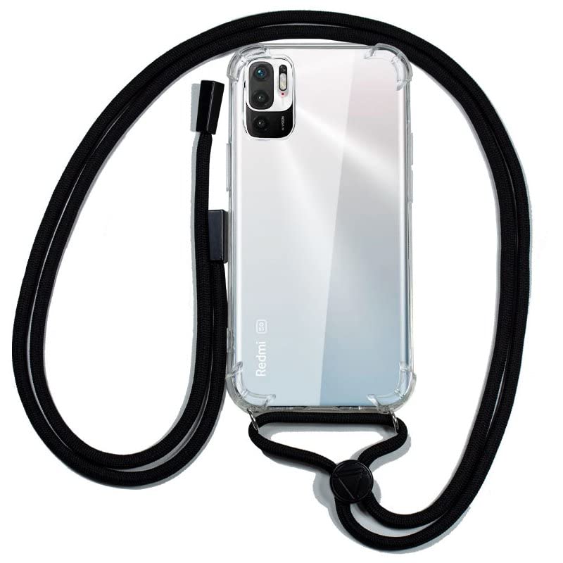 Cool Case for Xiaomi Redmi Note 10 5G / Pocophone M3 Pro 5G Black Lanyard