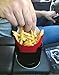 MAAD™ 'Fries on The Fly' Universal Car French Fry Holder for Cup Holder - Perfect White Elephant Gift Idea, Stocking Stuffer