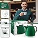 Tealyra - Drago Ceramic Teapot Green - 37oz (4-6 cups) - Large Teapot with Stainless Steel Lid Extra-Fine Infuser for Loose Leaf Tea - Lead-free - 1100ml