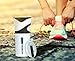 Utopia Home Travel Mug White & Grey - Vacuum Insulated - Easy Clean Lid - Easy Grip