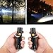 Odistar USB Rechargeable Tactical Flashlight Built-in COB Side Light and Magnet(18650 Battery Included).Get free camping lights and head lamp
