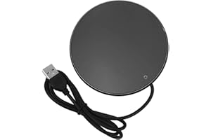 Pssopp Coffee Mug Warmer, Smart Constant Temperature Coaster, Compact Candle Warmer Plate, USB Compact Design for Home Office