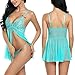 Avidlove Women V-Neck Lace Babydoll Lingerie Mesh Chemise Nightwear Outfits