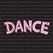 Pink Dance Iron on Rhinestone Crystals and Rhinestud T-Shirt Transfer by Jubilee Rhinestones