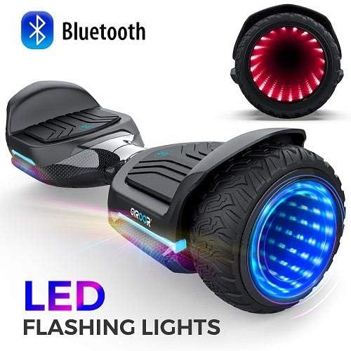 Etech Motion Black Carbon 6.5 G1 Knight Pro Off Road Hoverboard LED Wheel