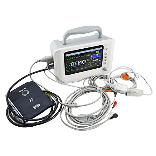 ixaer Rechargeable Color Screen 6 Parameter Monitor 7 inch-Resolution