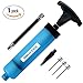 Dimples Excel Ball Pump for Soccer Basketball Football Volleyball Water Polo Ball, Needles and Nozzles Included