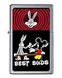 Bugs Bunny Mickey Mouse Best Buds Share Joint Flip