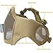 NO B Tactical Foldable Mesh Mask with Ear Protection for Airsoft Paintball with Adjustable Baseball Cap