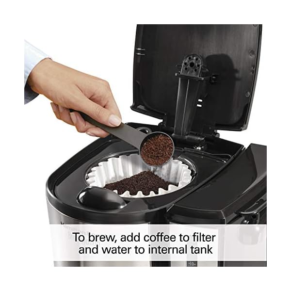 Hamilton Beach (47950) Coffee Maker with 12 Cup Capacity & Internal