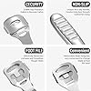 Foot-Scraper-Premium-Stainless-Steel-Callus-Shaver-Foot-Files-Dead-Hard-Skin-Remover-Foot-Rasp-Pedicure-Foot-Care-Tool-with-10-Blades-for-Wet-and-Dry-Feet-Sliver Foot Scraper - Premium Stainless Steel Callus Shaver Foot Files Dead Hard Skin Remover Foot Rasp Pedicure Foot Care Tool…