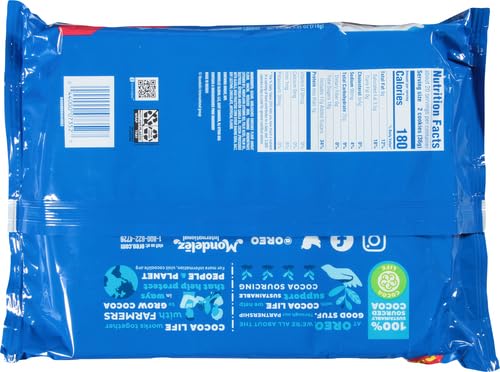 OREO MEGA STUF CHOCOLATE SANDWICH COOKIES, PARTY SIZE, 1 LB 9.35 OZ